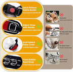 Martingale Collar for Dogs, Reflective No Pull Dog Collar for Large Medium Dogs, Adjustable Anti Pull Dog Collar with Buckle, Heavy Duty Nylon Slip Collar for Training Walking 1.8 Inch Wide M Red