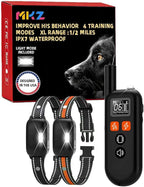 Dog Training Collar for 2 Dogs (10-120Lbs),Training Collar for Dogs Dog Training Collar with Remote 3300FT Rechargeable E Collars for Large Medium Small Dogs with Flashlight, 4 Training Modes