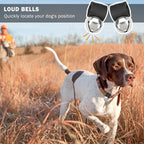 SCENEREAL Large Bell for Dog Collar, 2 Pack 1" Extra Loud Collar Bells for Cats and Dogs Training, Hiking, Walking, Hunting, Pet Tracker, Pet Bell for Save Wildlife and Birds Silver