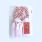 Dog Princess Formal Dress for Small Dogs Girl,Sparkling Sequins Sweet Pet Clothes Wedding Birthday Party Puppy Dresses,Cat Apparel Accessories Costumes Outfit Skirt Pink (Pink, X-Large)