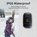 Classroom Doorbell IP66 Wireless Doorbell Door Bell Ringer Wireless Waterproof 1000Ft 32 Chimes 115dB 7 Vol Levels Mute Mode & LED Flash Doorbells for Home Kids Room Teachers Classroom Office