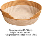 Cat Bed Basket, Comfortable Lounge Bed, Grinding Claws, Scratching Resistant Cat Scratcher Rest Nest for Indoor Cats, M