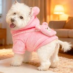 Winter Dog Jacket for Small Dogs Clothes for 10 to13 lbs - Warm Dog Fleece Jacket Coat Windproof Hoodie Dogs Coat Suitable for Winter Puppy Jacket