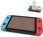 Gaming Cat Scratcher, Double Sided Cat Scratching Pad with Stickers, Game Theme Cute Kitten Interactive Toy, Kitten Toy & Cat Scratching Pad