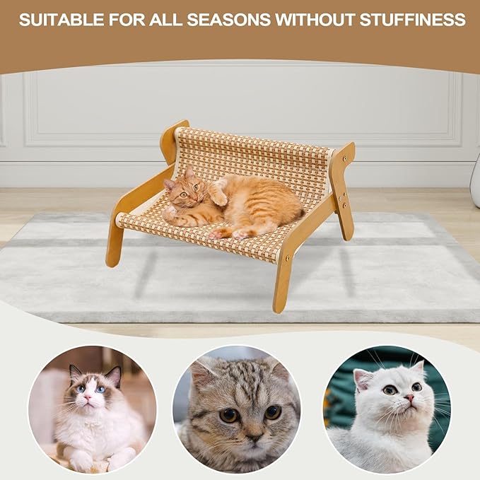 Cat Scratcher Couch | Cooling Training Lounger | Cat Scratcher Furniture | for Home Decor Enrichment Pet Supplies Playtime Indoor Kitten Training Nail Care