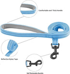 Hipubby Dog Harness and Leash Set, No Pull Soft Mesh Puppy Harness for Small Medium Dogs, Cats - Step in Reflective Breathable Lightweight Vest Harness for Walking, Training - Blue, M