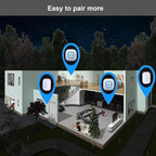 Wireless Doorbell, 1,200ft Wireless Range Doorbell,5 Volume Levels Loud Enough, Mute Mode with 52 Chimes,LED Flashing and Memory Setting.