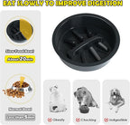 Elevated Dog Bowls, Height Adjustable Raised Dog Bowl Stand (4.5'' to 12''), Organizer Bowl Holder for Large Medium Dogs