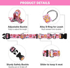 Hikiko Martingale Collar for Dogs Cute Girl Pink Dog Collars with Anti Pulling Dog Collar for Small Medium Large Dog（Pink Bowl,Small）