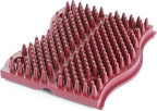The Original ScratchnAll Animal Scratch Pad, Flexible Acupressure Nubs & Interlocking Design, Very Durable & All-Weather, Great for Domestic, Barnyard and Zoo Animals - USA Made, Wine