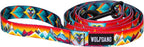 Wolfgang Heavy Duty Dog Leash, Pull-Tested for Walking & Training, MountainVibes Print, Small