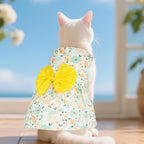 choyaxo Floral Dog Dress Cute Dog Skirt Pet Dress Summer Pet Clothes for Puppy Small Cats