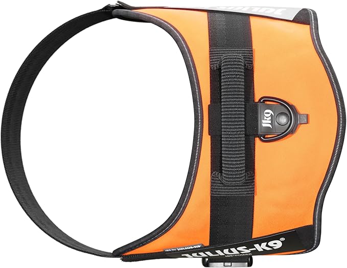 Julius-K9, 16IDC-for-4, IDC Powerharness, Dog Harness, Size: 4, UV Orange