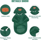 BEAUTYZOO Dog Hoodie for Small Medium Large Dogs, Winter Fall Warm Dog Clothes for Puppy S M Sized Dogs Girl Boy, Dog Sweater Shirt Hoodies with Pocket Bulldog Pitbull Cat Clothing Coat