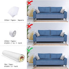 Anti Cat Scratch Furniture Protector, Transparent Self-Adhesive Couch Furniture Protectors from Cats Scratching Claws, Cat Scratch Couch Protector (13" x 168")