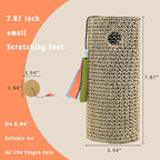 Mini Cat Scratcher & Toy - 7.87" Compact Scratching Post with Rolling Ball, Perfect for Kittens & Small Cats