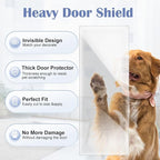 400'' x 8.3'' Door Scratch Protector from Dog Scratching, Anti Scratch Guard Deterrent Tape, Ultra Durable Pad for Cats Dogs, Door Frame Protector for Screen Door, Window, Wall, Chari Leg