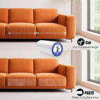 Extra Wide Cat Scratch Guard Tape, 200'' x 8.2'' Clear Anti Scratch Tape for Furniture, Single Sided Protective Film to Stop Cats & Dogs Scratching Sofa, Door, Walls, Car Interiors