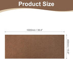 uxcell Self-Adhesive Cat Scratching Mat, 1 Roll 39.4" x 15.8" Couch Protector from Cat Claws for DIY Sofa, Wall, Doors, Cut Anti Cat Scratch Pad Carpet Mat, Brown