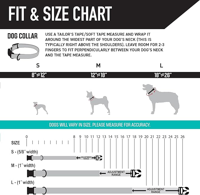 Wolfgang Heavy Duty, Adjustable Dog Collar with Quick Release Nylon Buckle for Walking & Training, ShatterShapes Print, Medium