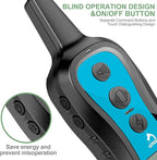 PATPET Dog Training Collar Dog Shock Collar with Remote - 3 Training Modes, Beep, Vibration and Shock, Up to 1000 ft Remote Range, Rainproof for Small Medium Large Dogs