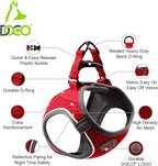 DOCO No Pull Dog Harness Medium Sized Dog| Adjustable Choke-Free Dog Vest with Breathable Air Mesh | Lightweight & Reflective for Training & Daily Walks – Turquoise Medium (Chest 16–17 in, 10–15 lbs)