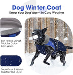 Nanaki Large Dog Coat Rainproof-Warm Giant Breed Dog Jacket With Leash Hole, Fleece Lining Reflective Great Dane Winter Coat Doberman Jacket For Cold Weather Outdoor Walking Hunting, Camping, Blue 3XL
