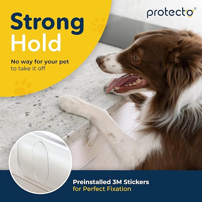 PROTECTO Window Sill Protector from Dogs 35.5 x 3.25 Clear Window Guards from Cats Scratching, Chewing & Clawing | Keep Your Sills Smooth & Paws Safe | Ultra Strong Window Sill Cover Protection