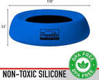Franklin Pet Supply Co. Travel Pet Silicon Bowl 27oz. – No Spill – BPA Free – Splash Proof – Portable Car Design