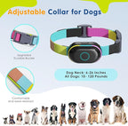 Dog Shock Collar & Dog Bark Collar, 2 in1 Collar Dog Bark Training Collar with 5 Adjustable Sensitivity, 3 Training Modes, 3300FT Remote, IPX7 Waterproof, Rechargeable for Dogs (Multi-Color)