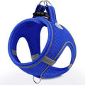 Joytale Small Dog Harness, Breathable Mesh Step-in Vest, Reflective Soft Padded Harnesses for Small and Medium Dogs, Navy Blue, L