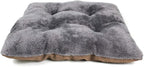 Winsterch Cat Bed Cave for Indoor Cats, Small Pet Tent Cave for Cats, Kittens, and Small Dogs, Warming Cat House with Removable Washable Cushion (18.5'‘ x 18.5’' x 15.8'', Brown)