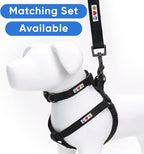 Pawtitas Solid Step-in Dog Harness – Adjustable No-Pull Vest for Puppies to Seniors, Safe & Comfortable S Black