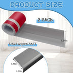 2 Rolls Window Sill Protector from Dog Cat Scratching - 5.5 Inch x 6.6 Feet Cuttable Rubber Door Furniture Edge Protector from Dog and Cat Claw Scratching Chewing Slobbering on Window Sills
