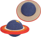 Tissting Cat Scratcher Fun, Cats Scratching Ball, Planet Shape Sisal Relieve Boredom Prevents Furniture Damage Kitten Scratch Toy