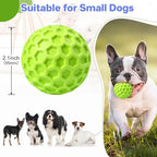Indestructible Squeaky Dog Balls Puppy Toys, Interactive Dog Toys for Small Dogs, Puppy Chew Toys for Teething and Relax, Dog Chew Toy Balls Small Dog Toys for Small Breed, Outdoor Dog Toys