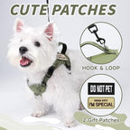 Tactical Dog Harness for Small Dog - Reflective Puppy Pet Vest No Pull Military Service Dog Vest with Vertical Handle XS Dog Harness for Outdoor Training