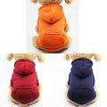 TAPBULL Dog Dresses, Fashionable Pet Dog Sweatshirt Clothes in Dark Colors, Cute Cat Birthday Dress Outfit (Red/Blue/Orange 3-Pack), Large