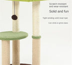 Cat Tree Activity Indoor Outdoor Post Avocado Cat Tree for Indoor Tower Cozy Top Perch Sisal Scratching Posts(45 * 83cm)