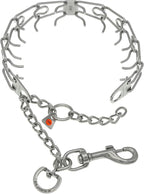 Herm Sprenger Stainless Steel Ultra-Plus Prong Dog Training Collar with Quick Release Snap Hook and Swivel D-Ring for Medium Large Dogs Professional Training Pinch Collar Made in Germany