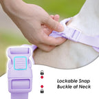 No Pull Dog Harness, Puppy Vest with Front Clip for Small Medium Large Sized Dog(Light Purple,XS)