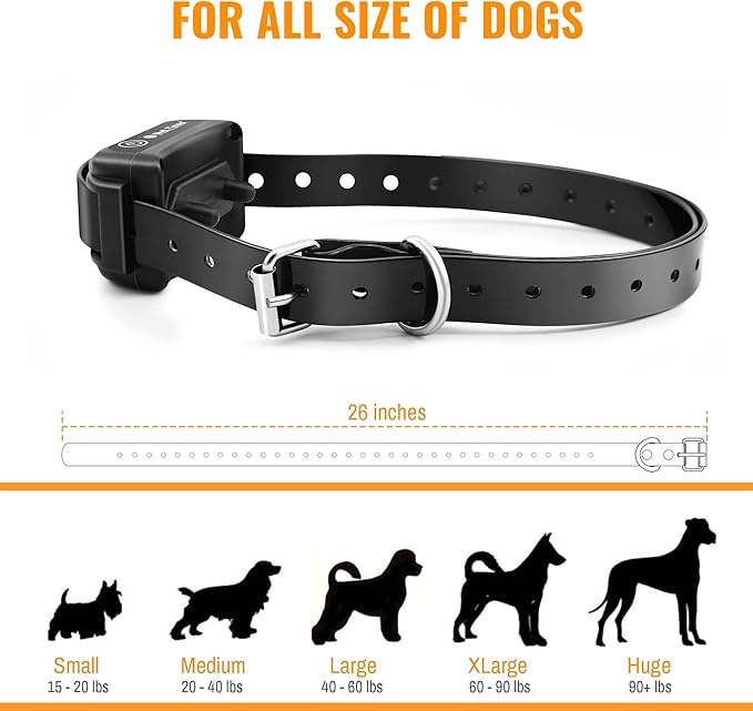 Dog Training Collar with Remote - Advanced Rechargeable Training Collar for Dogs,Easy to Carry & Fits in Your Pocket,100% Waterproof Trainer