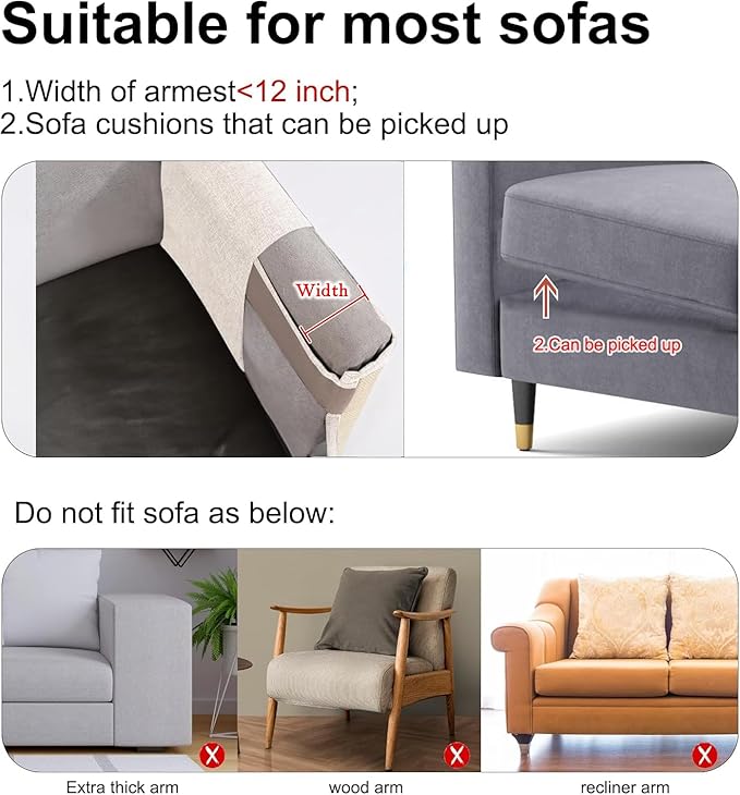 Cat Scratch Sofa Protector,23.6" L*19.6" W Cat Scratch Furniture Protector Pad, Couch Arm Sheild with Natural Sisal for Protecting Couch Sofa Chair Furniture(Beige/Left Handed)