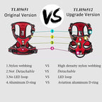 TRUE LOVE Dog Harness No Pull Nylon Reflective Pet Harness Adjustable Comfortable Control Step-in Brilliant Colors Truelove TLH56512 XL