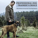 Dog Training Collar with Remote 2000ft, 100% Waterproof Shock Collar for Large Medium Dogs(8-150lbs) with Beep Vibration Shock, Rechargeable Electric Dog Collar with Intensity Dial Knob