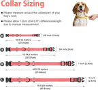 Martingale Collar for Dogs with Quick Release Buckle, Reflective Soft Padded & Escape Proof, Adjustable Nylon Dog Collars for Training & Daily Walking (Neon Pink,XS)