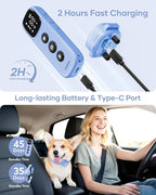 Jugbow Shock Collar for Small Dogs - 4200FT Dog Training Collar with Remote for 5-30lbs Mini Small Dogs, IPX8-Waterproof Rechargeable E-Collar with Beep (1-9), Vibration(1-3), Safe Shock(0-16)(Blue)
