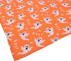 ADOGGYGO 4 Pack Halloween Dog Bandana, Pumpkin Ghost Dog Scarf Bib, Pet Halloween Bandanas Costume Accessories for Medium Large Dogs (Large)