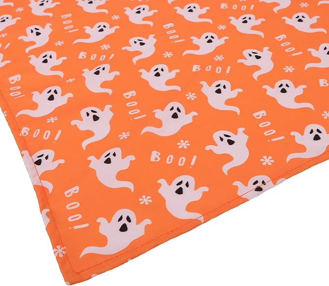 ADOGGYGO 4 Pack Halloween Dog Bandana, Pumpkin Ghost Dog Scarf Bib, Pet Halloween Bandanas Costume Accessories for Large X-Large Dogs (X-Large)