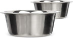 Neater Pet Brands 3.5 Cup (28 oz.) Stainless Steel Dog Bowls, Set of 2 Neater Feeder Replacement Bowls (Medium Deluxe Model), Dog Food Bowl & Water Bowl, Dishwasher Safe Metal Dish for Medium Dogs